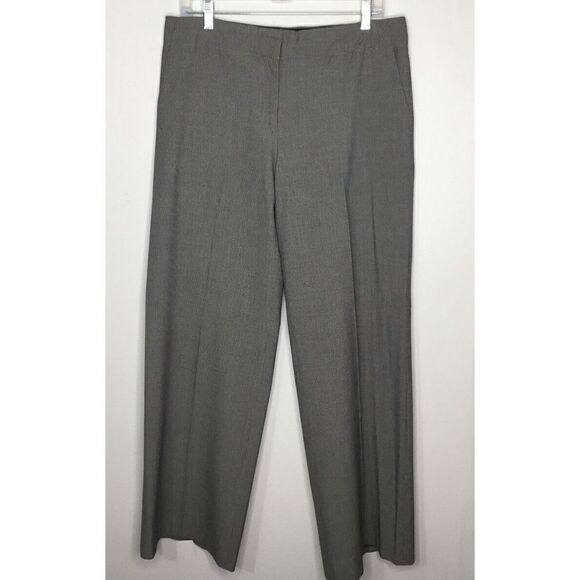 Liz Claiborne Womens Large Dress Pants Trousers Career Black Houndstooth - Picture 2 of 12